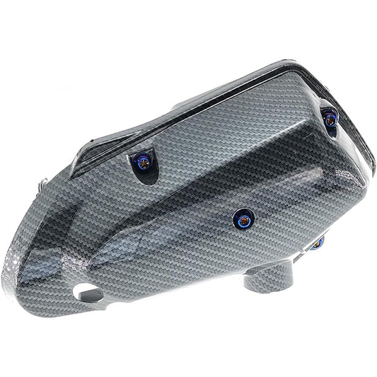Compatible with NINOMA DIO50 AF17/AF18/AF27/AF28/ DioZX AF34/AF35 Motorcycle Air Filter Scooter Imitation Carbon Fiber Airfilter (Color : AF27 AF28)
