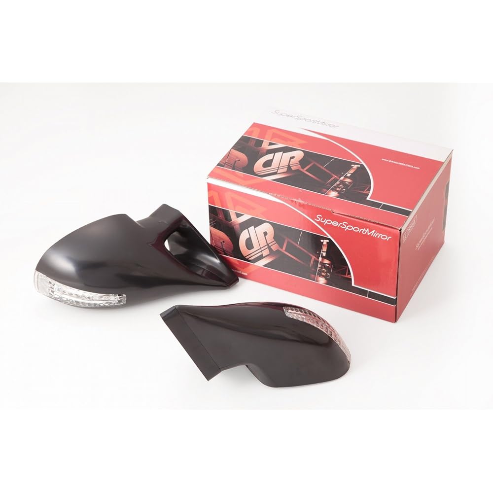 Side Mirror Impreza GE/GH/GR/GV Series [2007~2011] DTM2 Mirror LED Black Mirror Surface Manual Adjustment Right Handle SBMDT2BKMLHR-1890