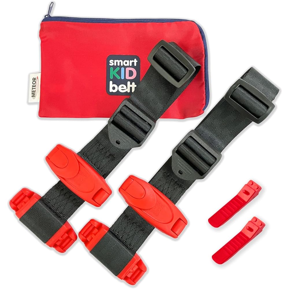 [Smart Kids Belt] Genuine Product Buckle Removal Included Junior Seat E Mark Compliant with Road Traffic Law Meteor APAC 3 Years Old and Up (2 Pieces)