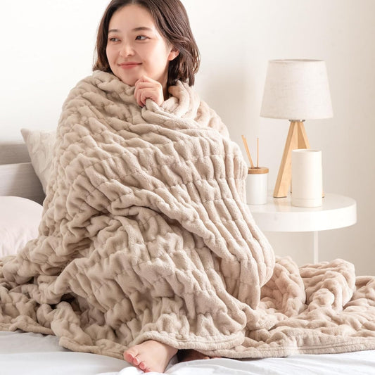 Tansu no Gen Blanket, Single, Heat-generating Cotton, Kushupokaket, Blanket, Blanket, Lap Thread, Washable, Washable, Large Size, Comforter, Lightweight, 81900141(88658)