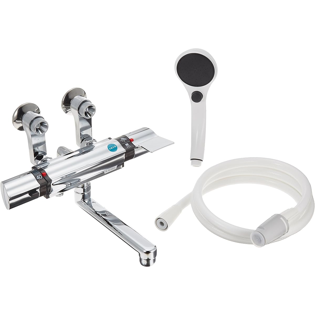 SANEI Thermo Shower Mixer Faucet for Bathroom, Hand Stop Shower, Water Saving, Cold Region Specification, SK18121CT2K-13