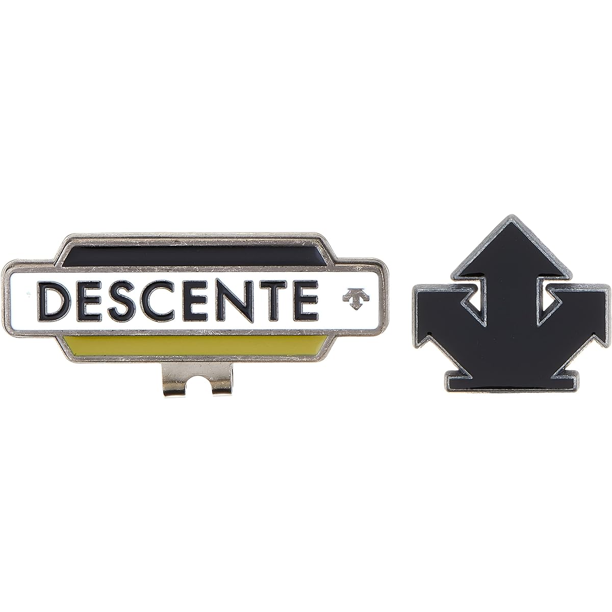 [DESCENTE GOLF] Marker Clip DESCENTE Logo 3 Colors Golf DQBVJX50 Men's WH00 (White)