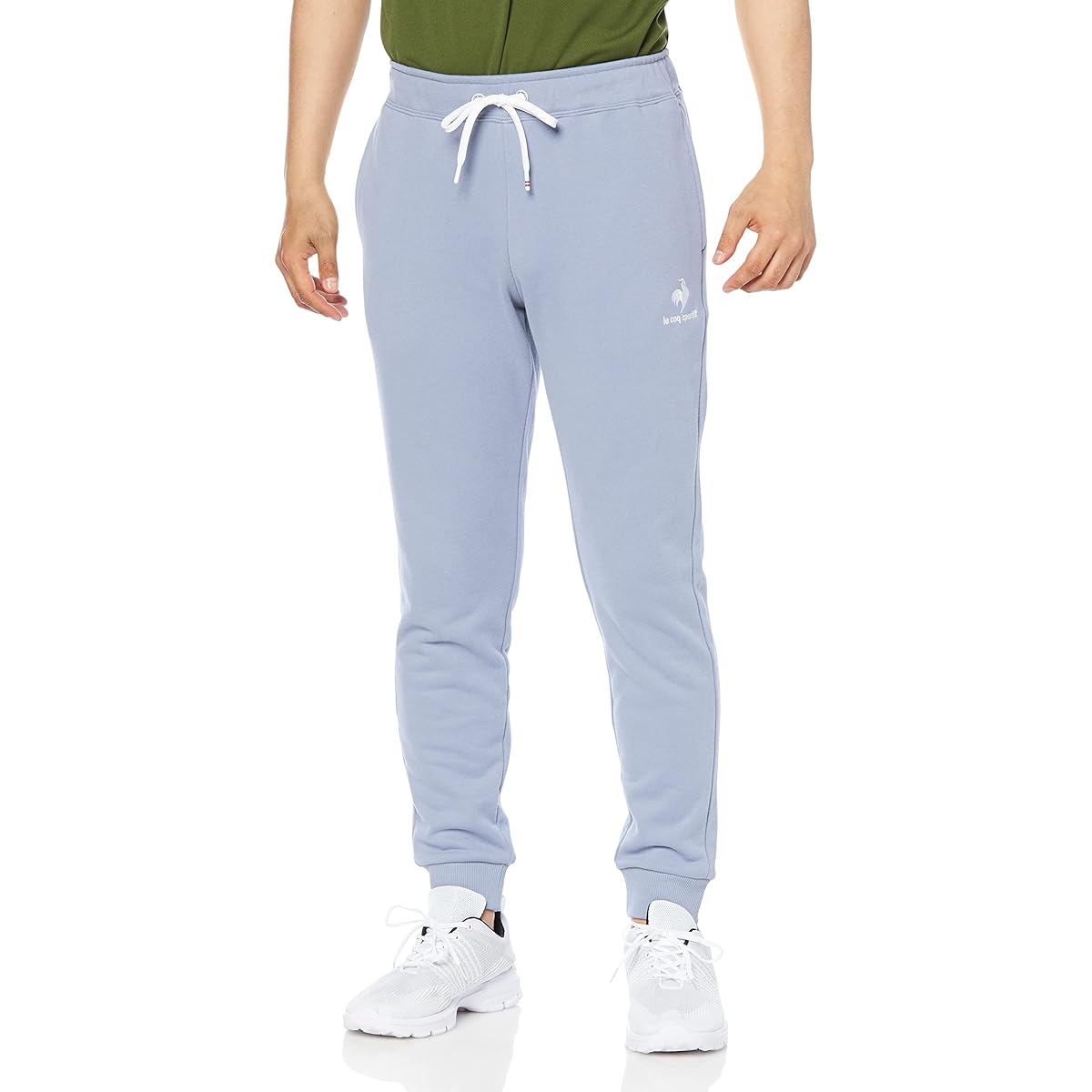 [Le Coq Sportif] Long Pants, Training, Sweat Absorbent, Quick Drying, Stretch, One Point, Simple Sweatshirt, Men's