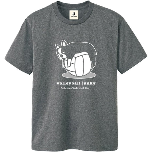 claudio pandiani Volleyball Junky Tare Pandiani +1 DryTEE VJ17503 Heather Gray L