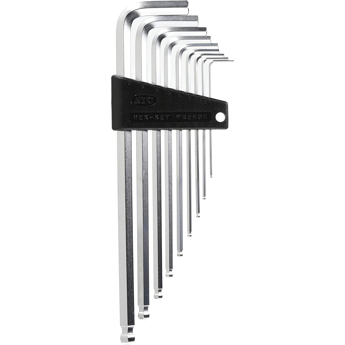 Kyoto Machinery Tools (KTC) High Grade Ball Point L Type Long Hex Wrench Set 9 Pieces HLD2509