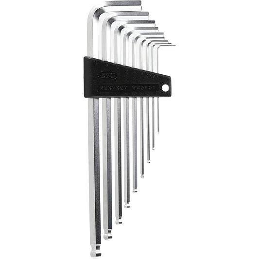 Kyoto Machinery Tools (KTC) High Grade Ball Point L Type Long Hex Wrench Set 9 Pieces HLD2509
