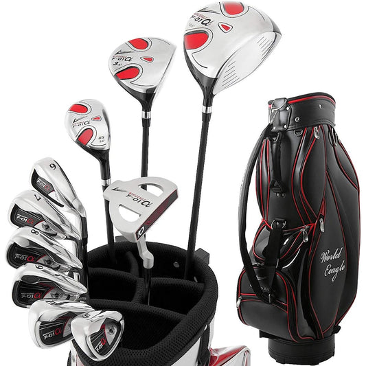 World Eagle WE-F-01α+G510 Cart Bag Men's Golf Club 14 Piece Full Set Right Hand