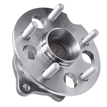 DETROIT AXLE -512280 pair (2) rear wheel hub and bearing assembly replacement 2004-2010 Toyota Siena FWD 5 Bolt ABS -Set of 2