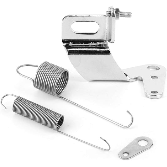 Throttle Return Spring, Car Carburetor Throttle Cable Bracket Dual Return Spring Set Stainless Steel Parts