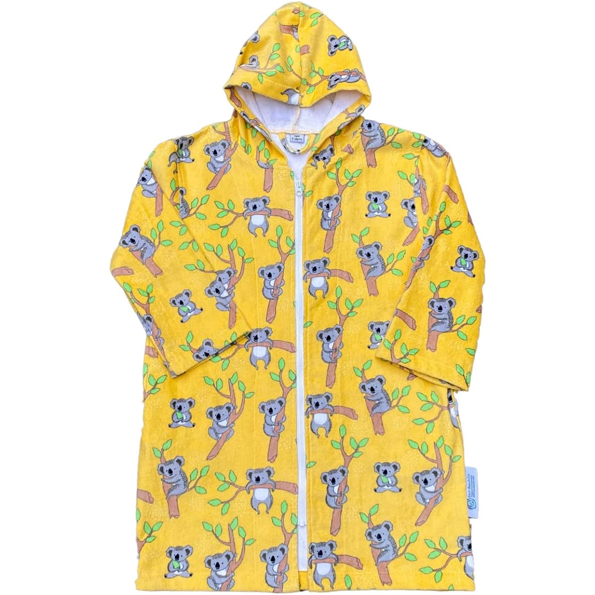 Back Beach co Children's UPF +50 Australian Style Beach Towel Pool Towel Hooded Portable Bag Swimming Bath Towel Kids Bath Poncho Beach Poncho Gift for Boys and Girls (Color: Koala) 3-5 Years Old