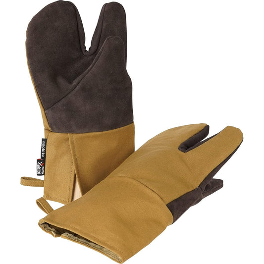 [Discontinued] asobito Bonfire Trigger Mittens Various Colors Flame Retardant Water Repellent 100% Natural Materials Heat Resistant Gloves Cowhide Bushcraft Camping Outdoor [45 Degree Micro Burner Method Cleared]