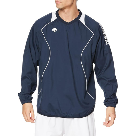 [DESCENTE] Long Sleeve Practice Top, Volleyball Piste, Long Sleeve, Lightweight, Classic Practice, Suitable for Men, Women, Juniors, Unisex
