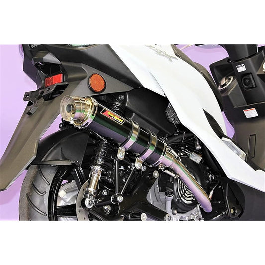Realspeed Yamaha 4 type Cygnus X/5 type Cygnus X (SEA5J/SED8J) Bike Muffler Blade Stainless Steel Black Color Muffler CYGNUS-X RSP-BLA-203