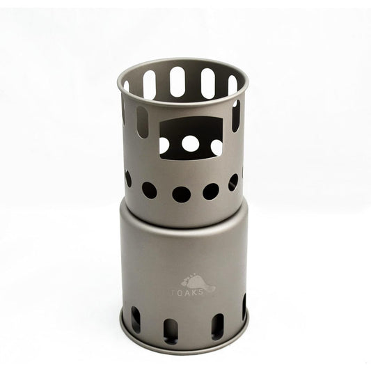TOAKS Titanium Backpacking Wood Stove (Stove Only STV-12)