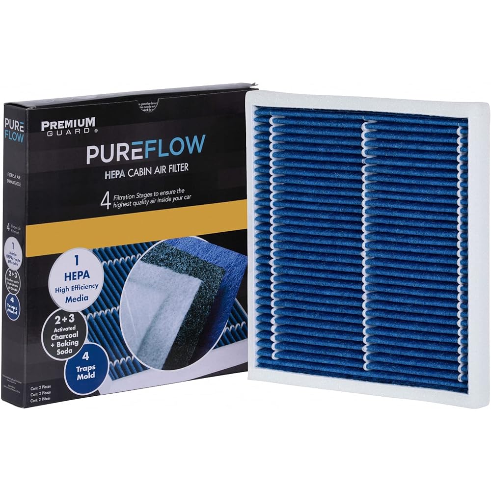 PUREFLOW HEPA Cabin Air Filter PC5876HX | 2015-07 LINCOLN MKX 2010-07 MKZ 2008 MKZ 2014-07 Ford Edge