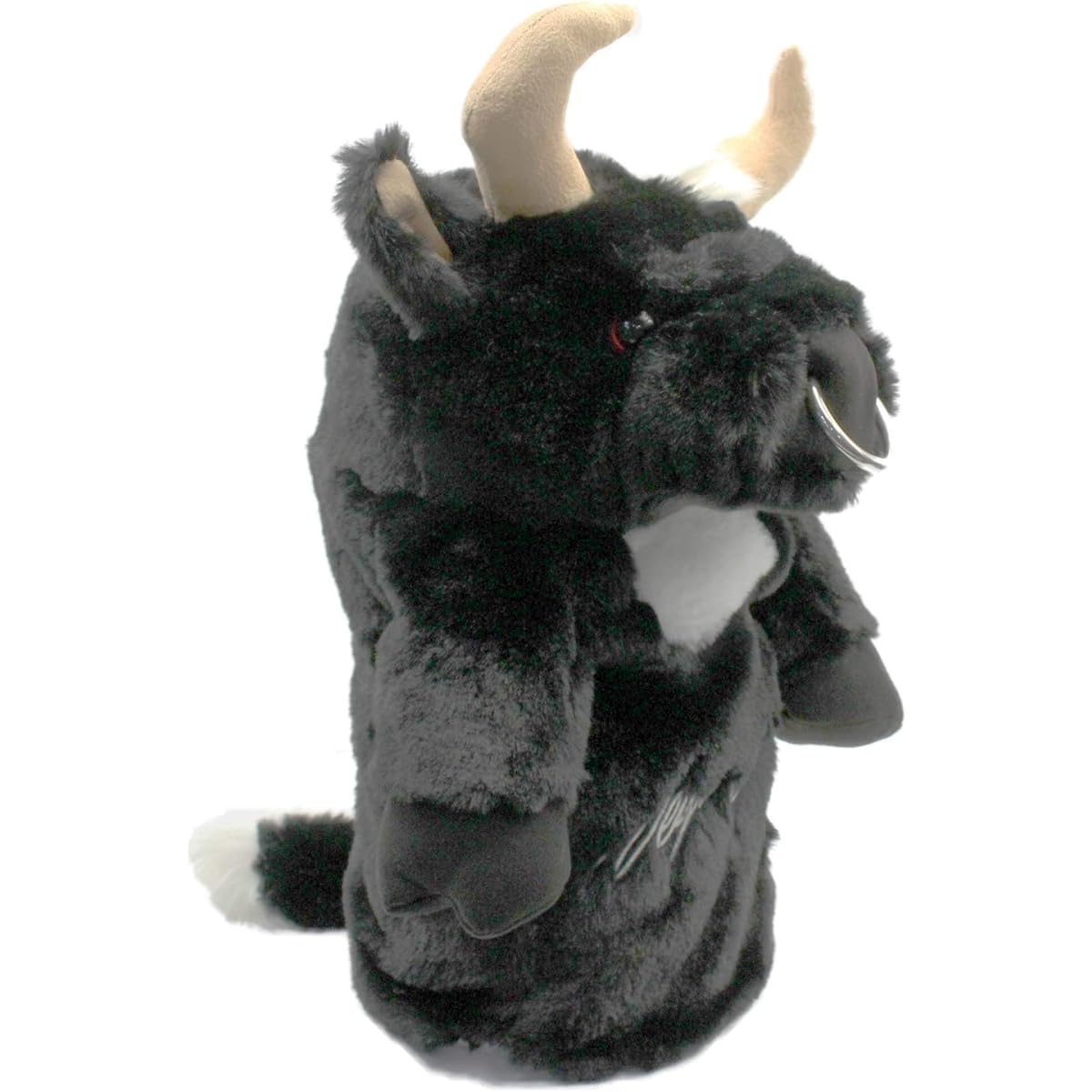 Hokushin Trading HTC Golf Head Cover Black for Driver [460cc Compatible] Sergio Garcia Bull Professional Specification Cow WHC1776