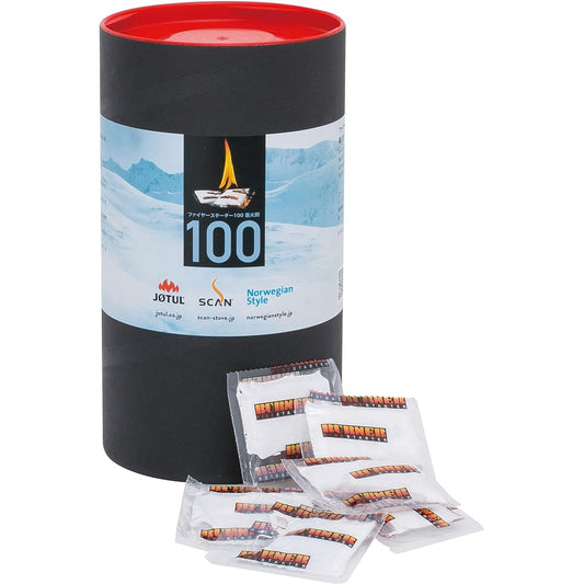 Fire starter, fire starter, approximately 100 pieces, can be burned in a bag, for barbecues, bonfires, camping, wood stoves (*The campaign to increase the quantity has ended)