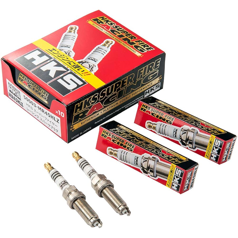 HKS 50003-MR45HLZ Super Fire Racing Long Reach + Fire Starter Projection Type ?12L = 26.5mm 14mm Equivalent to NGK9 50003-MR45HLZ