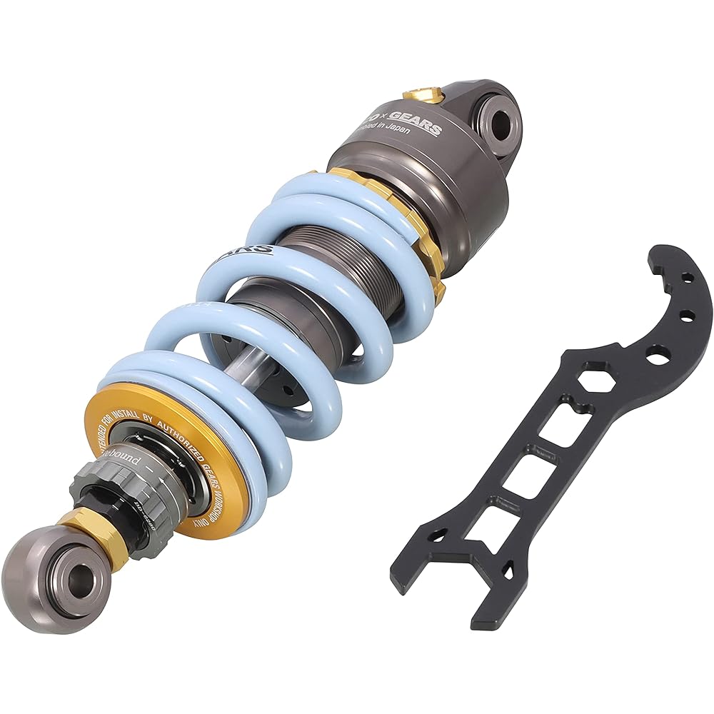 KITACO Rear Shock Absorber KITACO × GEARS Light Blue Grom (JC61/JC75/JC92) 520-1452100