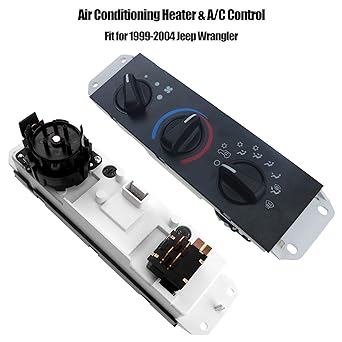 HVAC Climate Control Panel 99-01 JEEP WRANGLER 02-04 JEEP TJ Wrangler Right Heater Selector Control Switch Switch Climate Heater Panel Panel Panel Air Control Unit HS-373 55037473AB