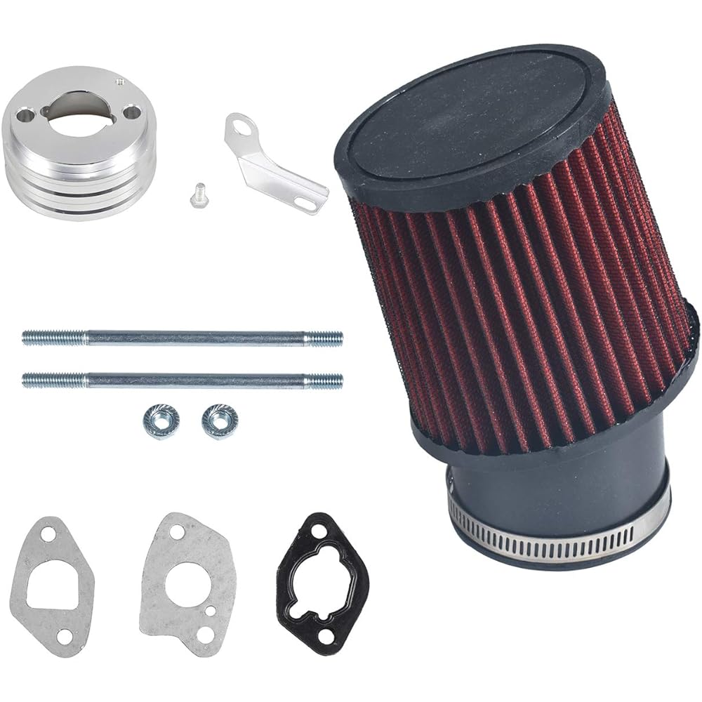 SUPERMORPARTS Inlet Air Filter Kit GoCart & Mini Bike 212cc 6.5HP Predator Engine