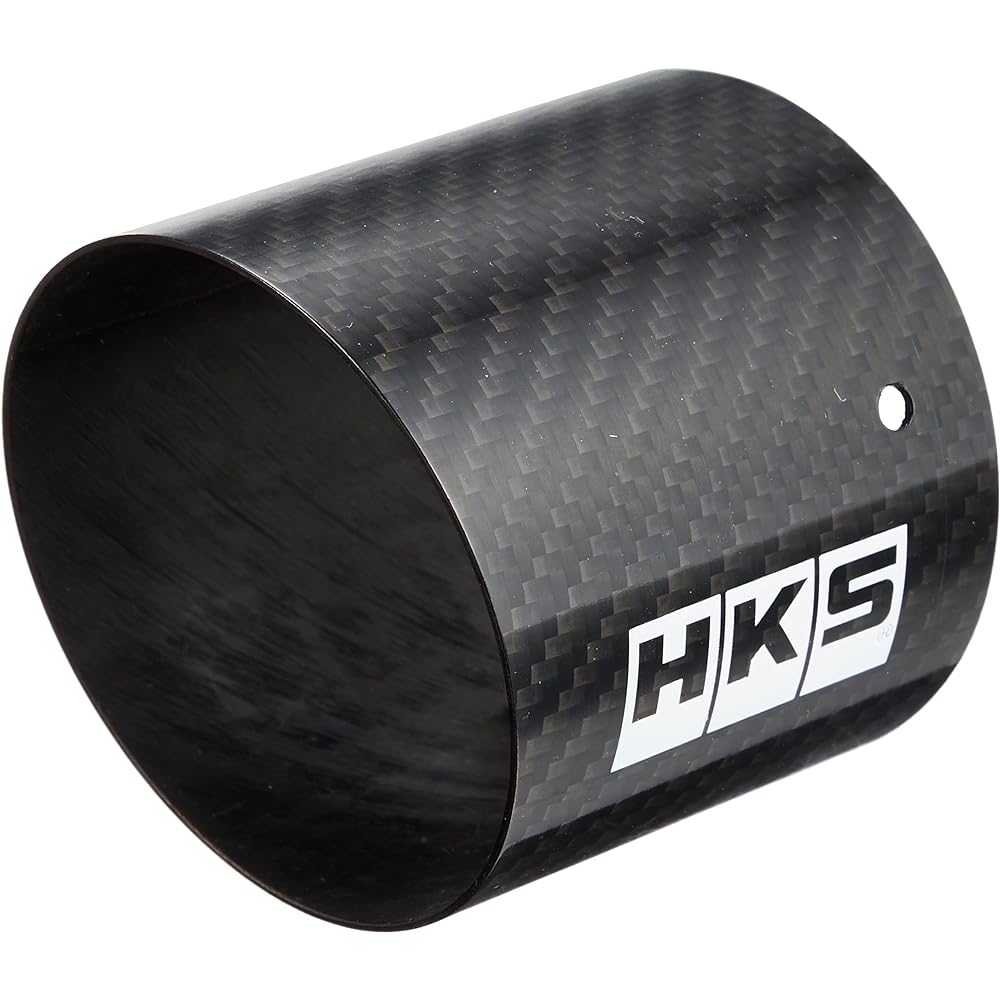 HKS Hi-Power SPEC-L II Optional Finisher Cover φ75 L=76 Carbon 34002-AK019