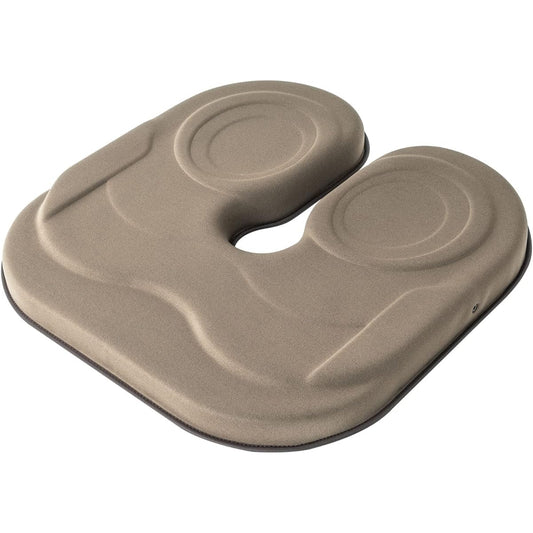 EXGEL The Owl Standard U Brown Cushion Office Postpartum U Shape Popular Coccyx Made in Japan Chair Cushion Gel Cushion Urethane Chair Cushion