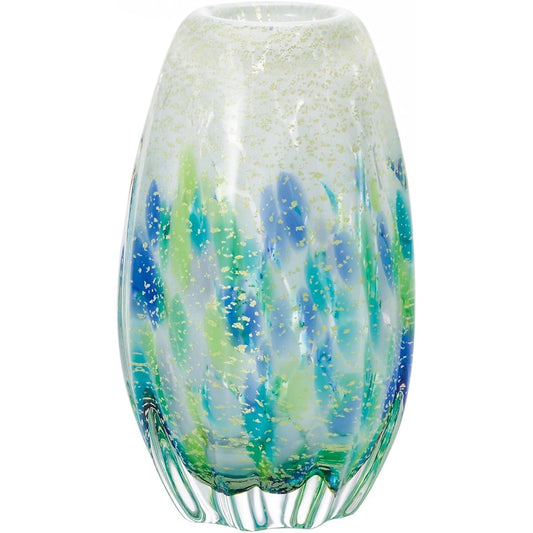 Adelia Tsugaru Vidro Vase Maximum 11 x Height 18cm Hydrangea Chomaru Vase Made in Japan F-71742