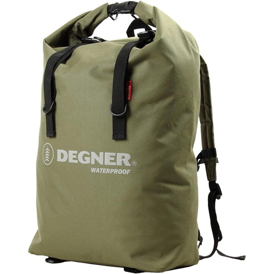 DEGNER Multi-Rain Bag Polyester/PVC 50x34x18cm 30L Khaki NB-12