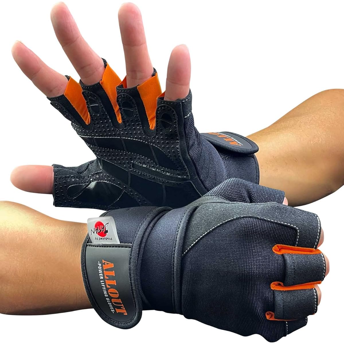 ALLOUT Training Gloves Supervised by Top Physical Car [Strong Grip] Weightlifting Training Muscle Training Gloves Genuine Product