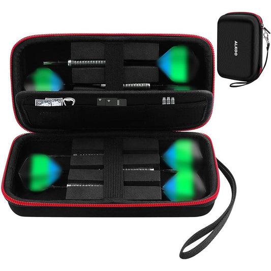 Dart case (suitable for storing 6 steel dart tips and soft darts), dart carrying case suitable for storing dart tips, dart shafts, and household dart sets (sold as dart case only)