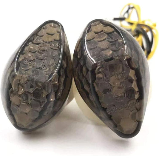 SAMDO Motorcycle LED Flush Mount Turn Signal Light Turn Signal Turning Lamp Smoke for Honda CBR600RR CBR1000RR CBR600F3 CBR600F4 CBR600 CBR929