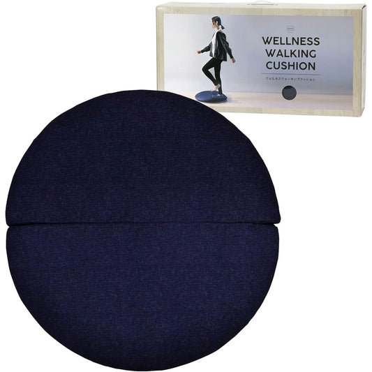 SPICE OF LIFE Easy Step Exercise Wellness Walking Cushion Dark Navy Memory Foam Training Cover Hand Washable Diameter 70cm Foldable YBLS2250DNY