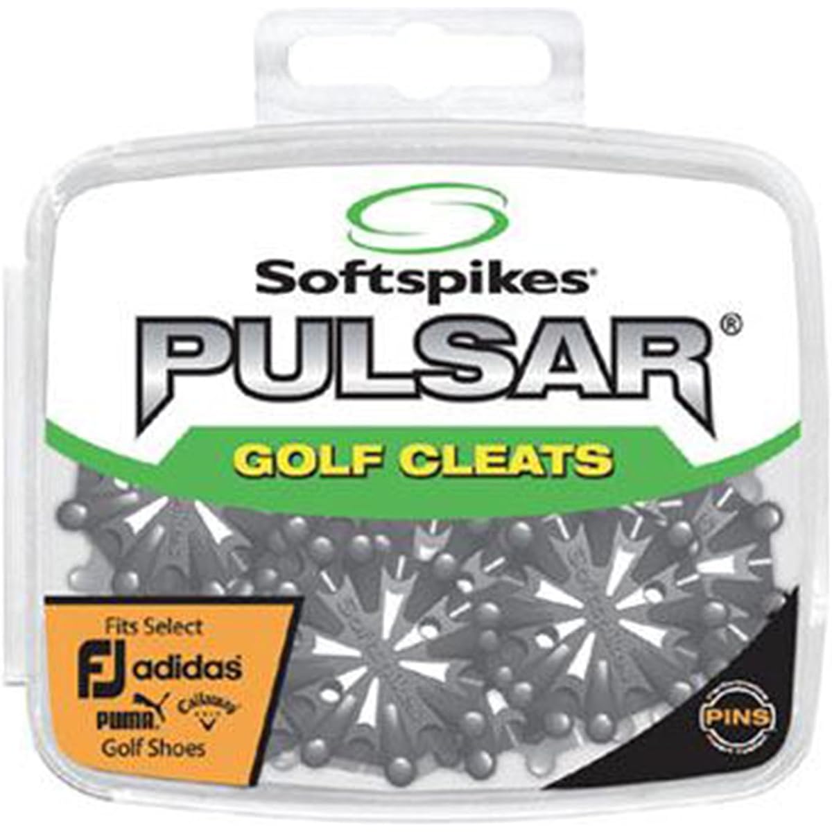 LITE Pulsar PINS Spike Studs 18 Pieces S-540 Black x Silver (440)