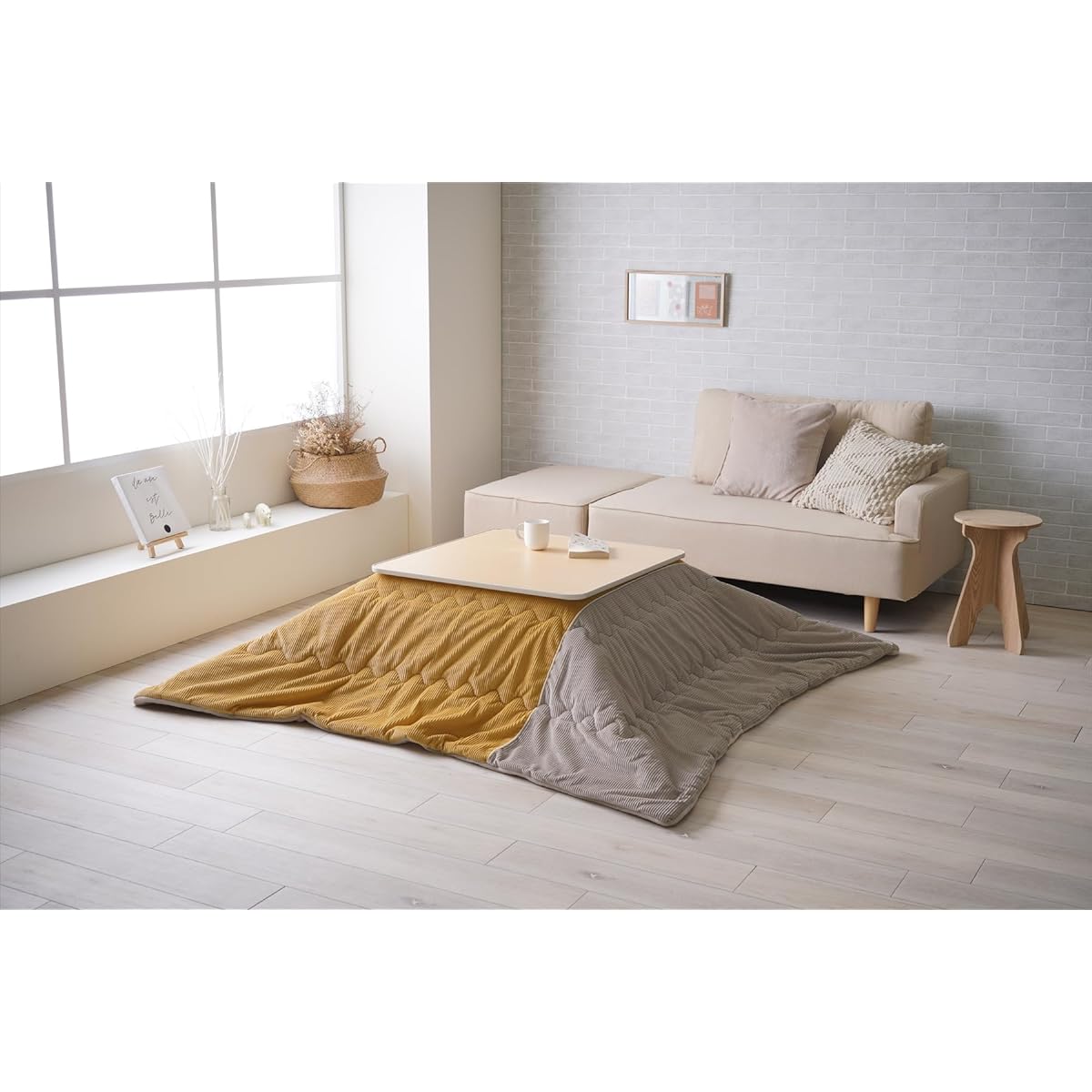 [Ikehiko Corporation] Kotatsu Comforter 4550317219856 Yellow 190×240cm