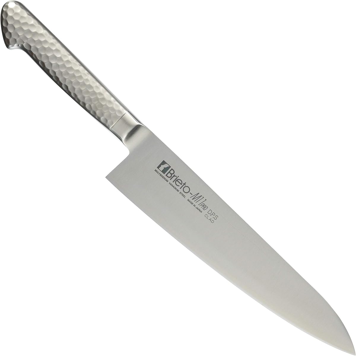 Kataoka Seisakujyo Gyuto Knife Silver 210mm Made in Japan Brieto-M11pro D.P.S CLAD Molybdenum Vanadium Steel Interrupt M1105-D.P.S