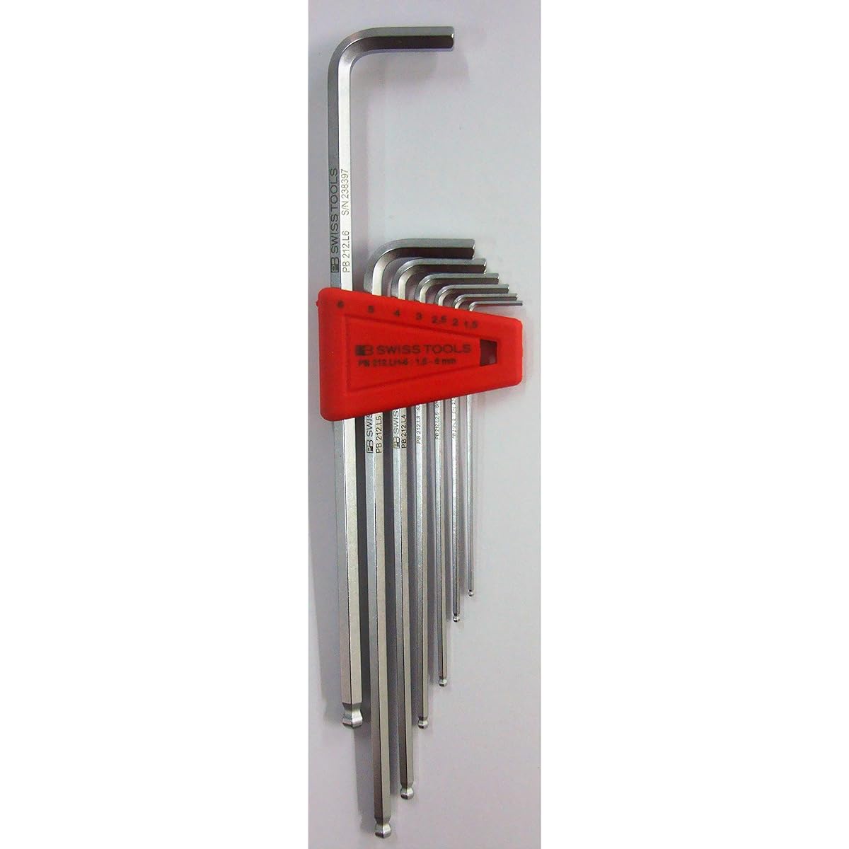 PB long hex wrench set with ball 212LH-6