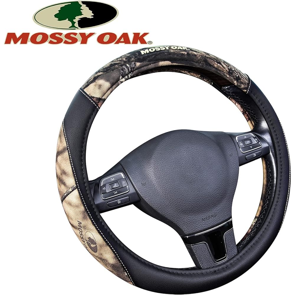 MOSSY OAK camouflage handle cover -PU leather and cotton twill, universal fit 14 1/2 inch ~ 15 inch -official license product