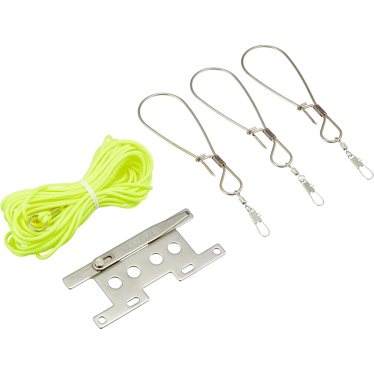 Yamawa Perfect Stringer Set L Safety Lock Flash Yellow L Size