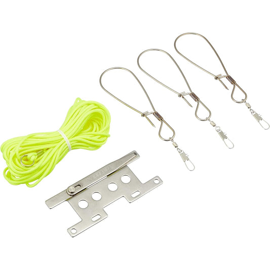 Yamawa Perfect Stringer Set L Safety Lock Flash Yellow L Size