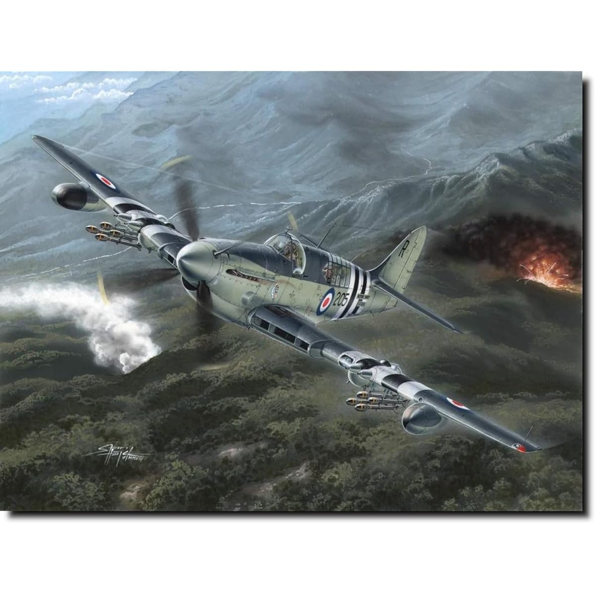 Special Hobby 1/48 British Fairey Firefly Mk.4/5 Carrier Fighter Plastic Model SH48136n