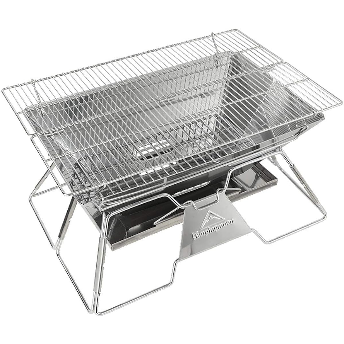 Camping Moon Bonfire Grill Bonfire Stand Barbecue Stove 2 Height Adjustable Large Canvas Case Included MT-3