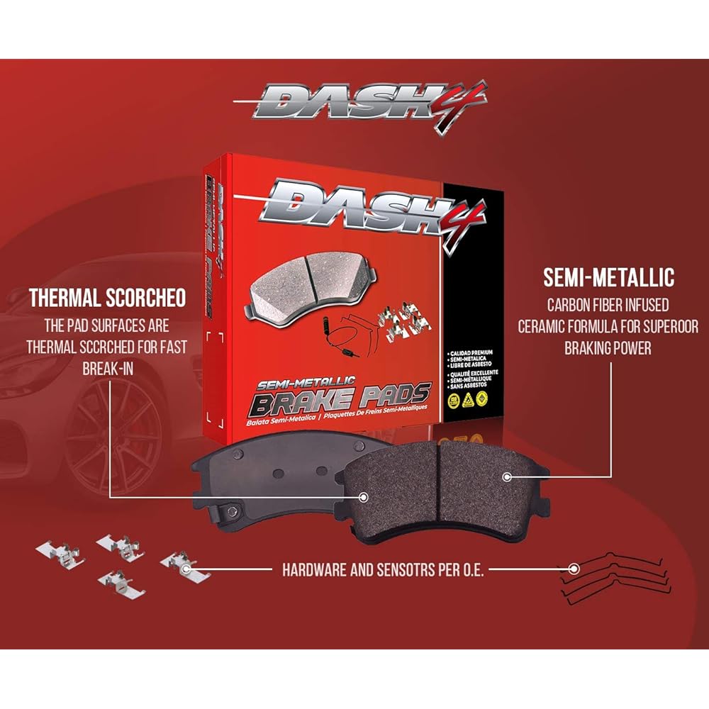 Dash 4 Premium Brake Pad Semi Metallic MD325