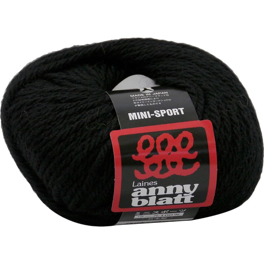 Puppy Mini Sports Wool Thick 432 Black 50g Approx. 72m 10 Ball Set 10000101
