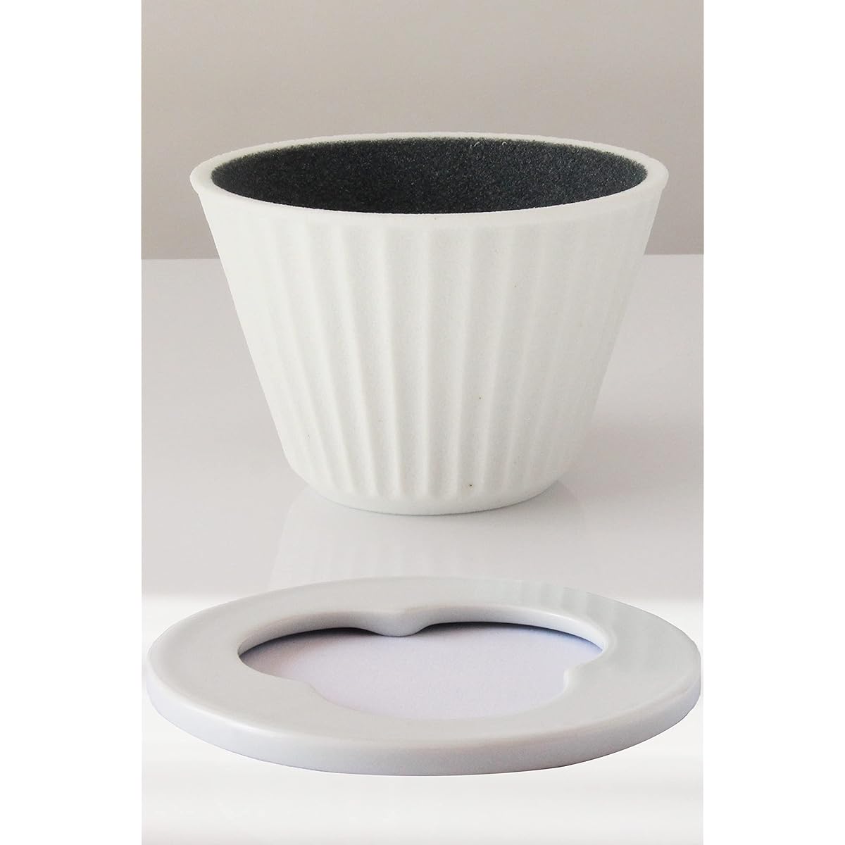 Hasami Ware New Ceramic Coffee Filter & Dripper | Paper Filterless | White | Cofill | Gift Present EthicalHouse (Basic Set)