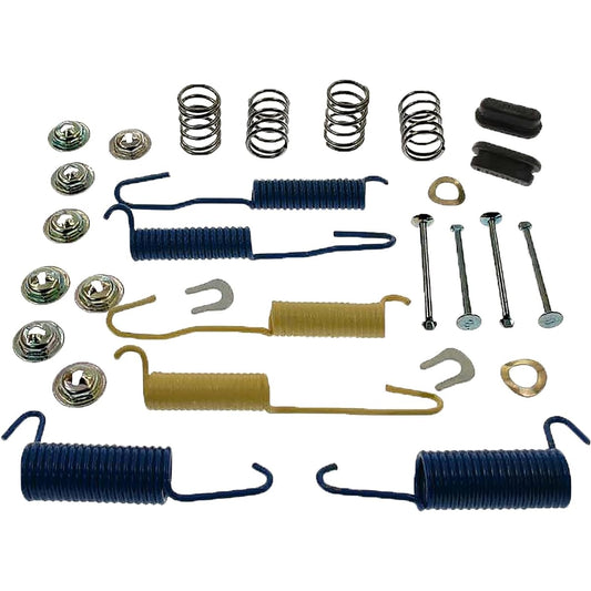 ACDelco 18K1604 Professional Rear Drum Brake Hardware Kit with Springs, Pins, Retainers, Washers, and Caps