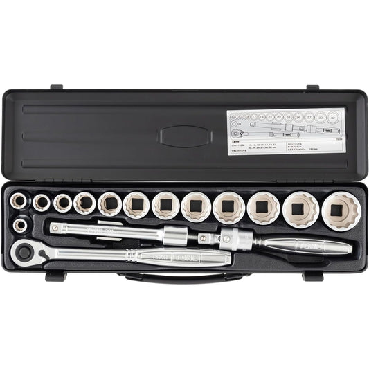 TONE Socket Wrench Set 760MBK Drive 12.7mm (1/2") Black Contents 17 items