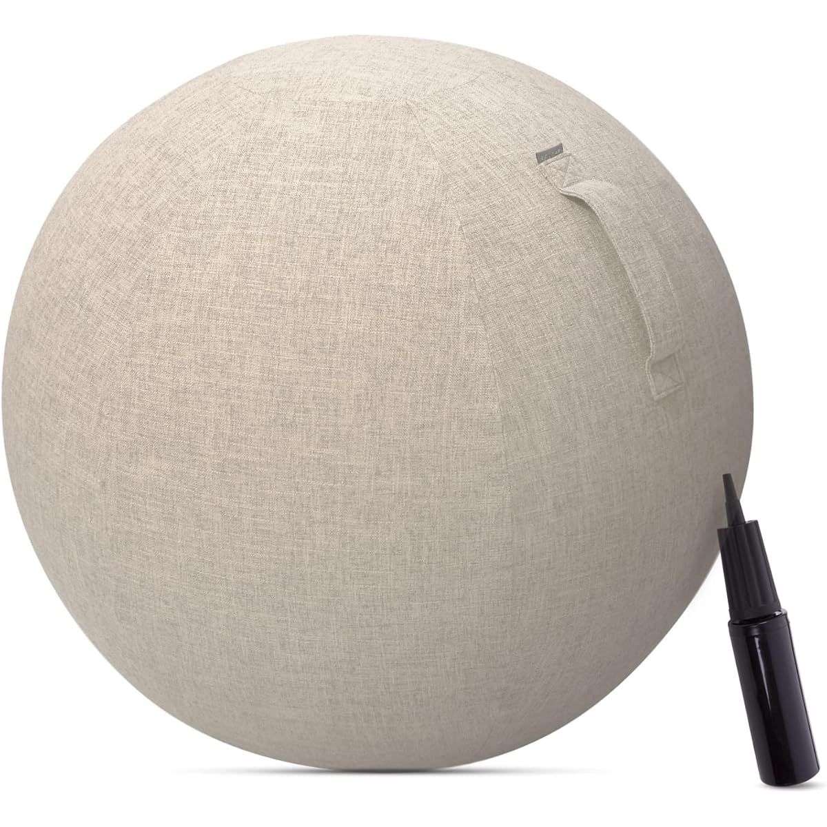 [Balance Ball & Balance Ball Cover] ELECOM Balance Ball 65cm Fitness with Air Pump Gray HCF-BB65GY