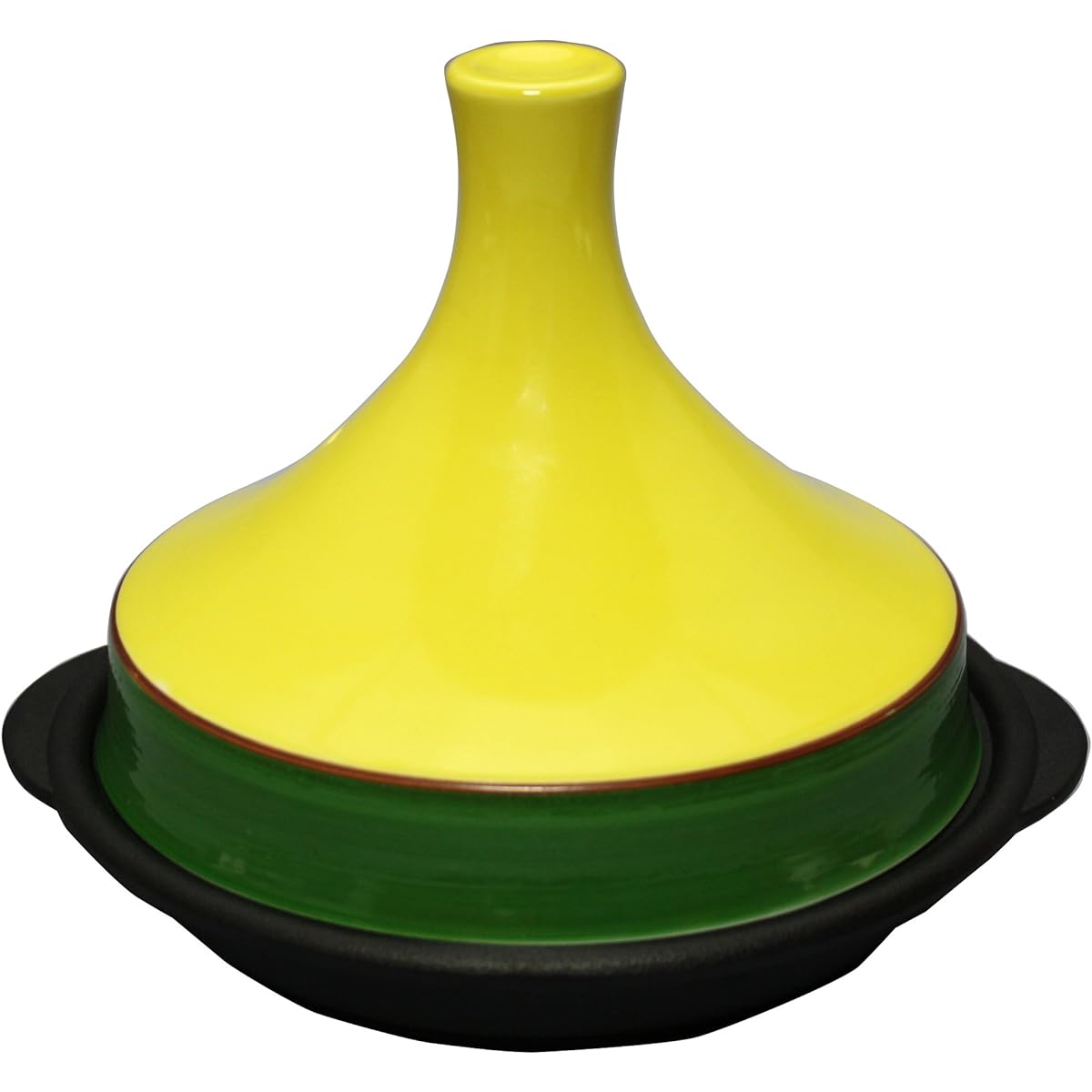 Toyo Ceramics Hasami Ware & Nanbu Ironware IH Pao Type Tagine Pot (With Slatted Board) Color ID-19-06