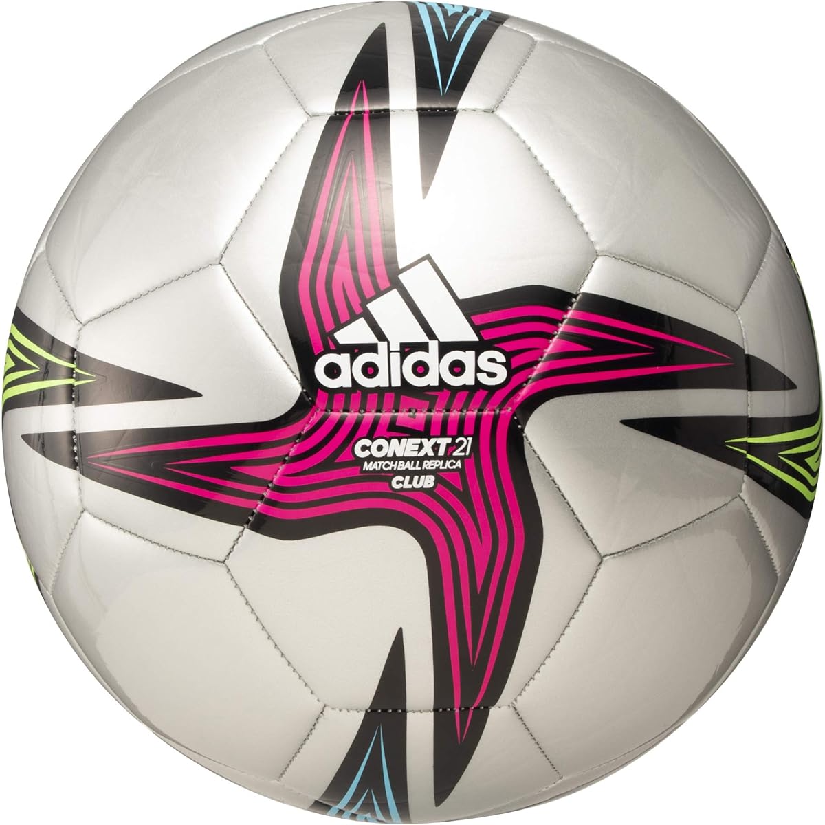 adidas Soccer Ball Connect 21 Club No. 5 Ball Silver Color AF5892SL